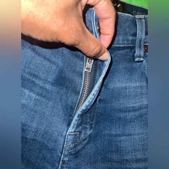 Men's 7 for All Mankind Carsen Lux Performance Blue Straight Leg Jeans size 36 - Picture 4 of 13